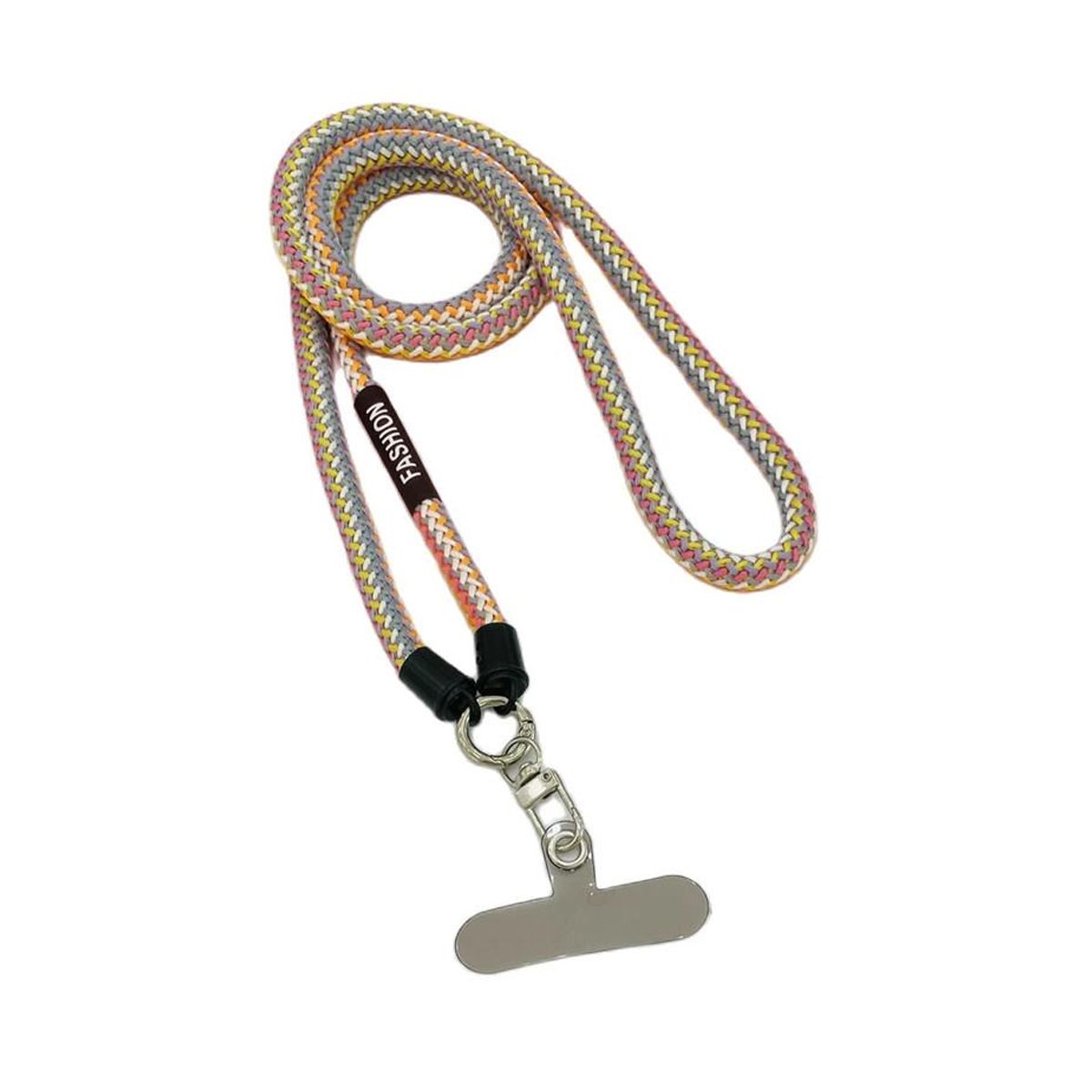 Mobilband Halsband FlätadUniversal - Regnbågsfärgad image 2