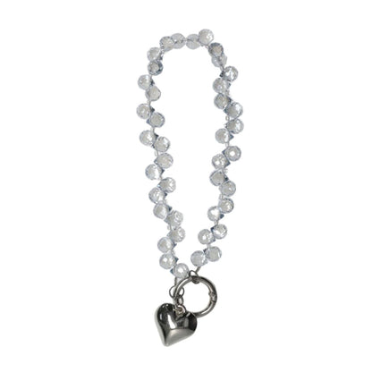 Strawberry crystal gray blue chain image 1