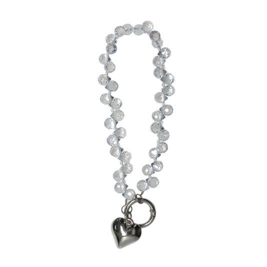 Strawberry crystal gray blue chain image 1