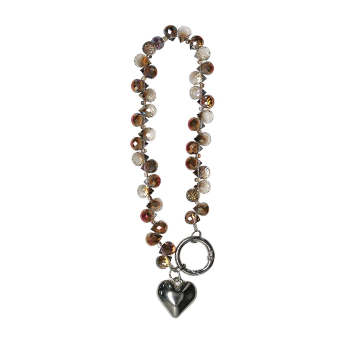 Strawberry crystal brown chain image 1