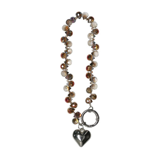 Strawberry crystal brown chain image 1