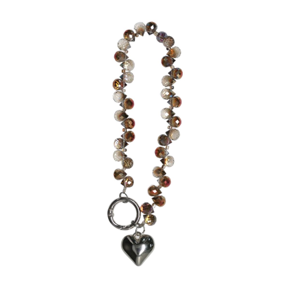 Strawberry crystal brown chain image 2