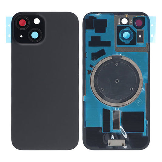 iPhone 15 Plus Baksida Glas med Magsafe Magnet - Svart image 1