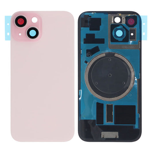 iPhone 15 Plus Baksida Glas med Magsafe Magnet - Rosa image 1