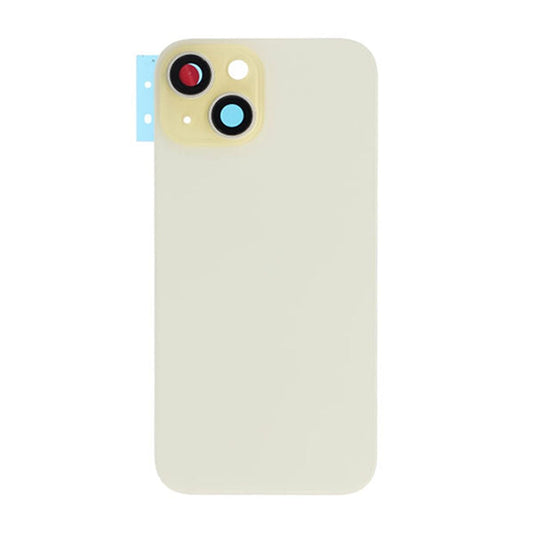iPhone 15 Plus Baksida Glas med Magsafe Magnet - Gul image 2