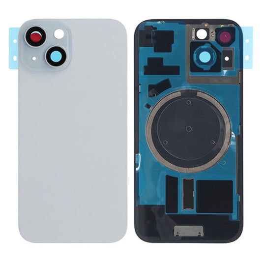 iPhone 15 Plus Baksida Glas med Magsafe Magnet - Blå image 1