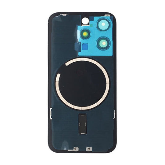 iPhone 15 Pro Baksida Glas med Magsafe Magnet - Vit image 3