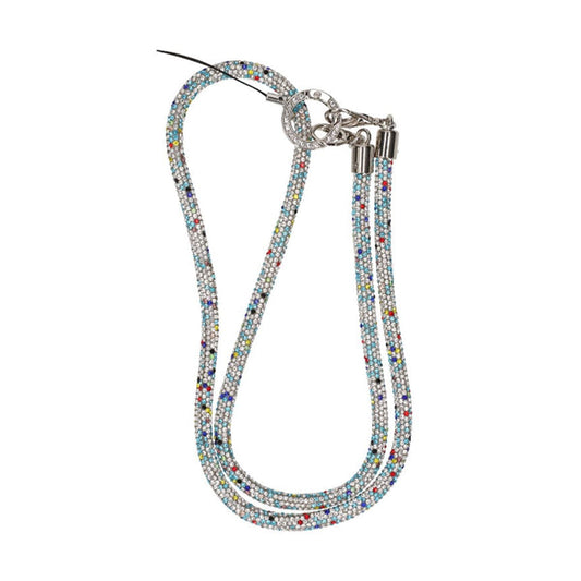 Mobilband Halsband 80cm - Flerfärgad glitter image 1