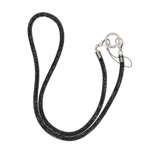 Mobilband Halsband 80cm - Svart glitter image 2