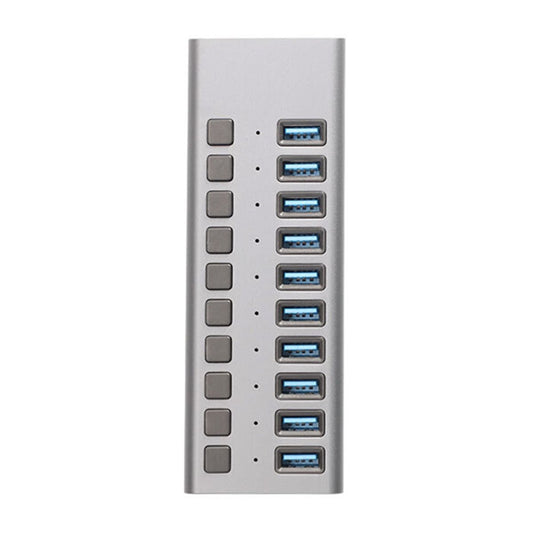 USB Multiadapter med 10st USB-A 3.0 uttag (48W) image 1