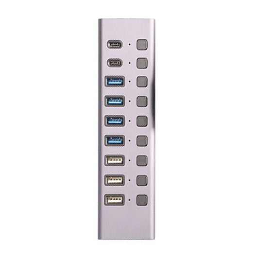 USB Multiadapter med 9st USB-A & USB-C uttag (60W) image 1