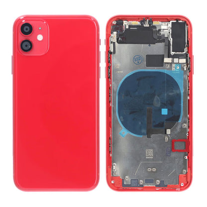 iPhone 11 Baksida med Komplett Ram Premium - Röd image 1