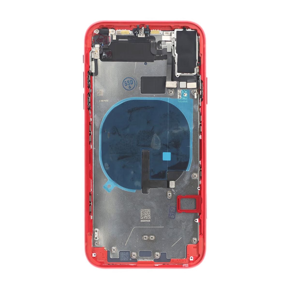 iPhone 11 Baksida med Komplett Ram Premium - Röd image 3
