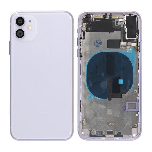 iPhone 11 Baksida med Komplett Ram Premium - Lila image 1