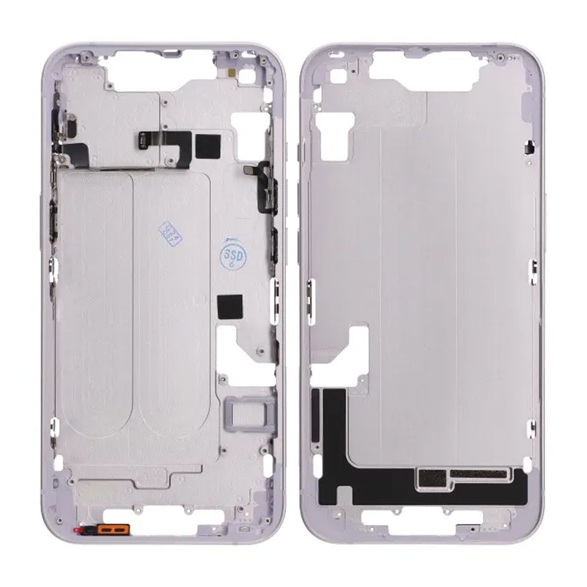 iPhone 14 Baksida med Komplett Ram OEM - Lila image 1