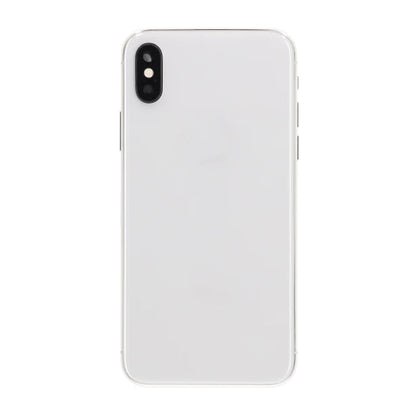 iPhone X Baksida med Komplett Ram Premium - Silver image 2