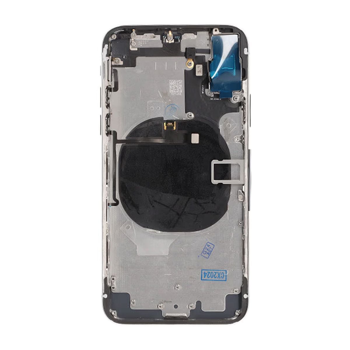 iPhone X Baksida med Komplett Ram Premium - Silver image 3