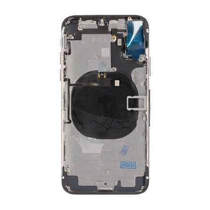 iPhone X Baksida med Komplett Ram Premium - Silver image 3