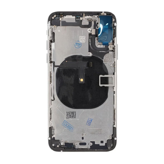iPhone XS Baksida med Komplett Ram Premium - Silver image 3