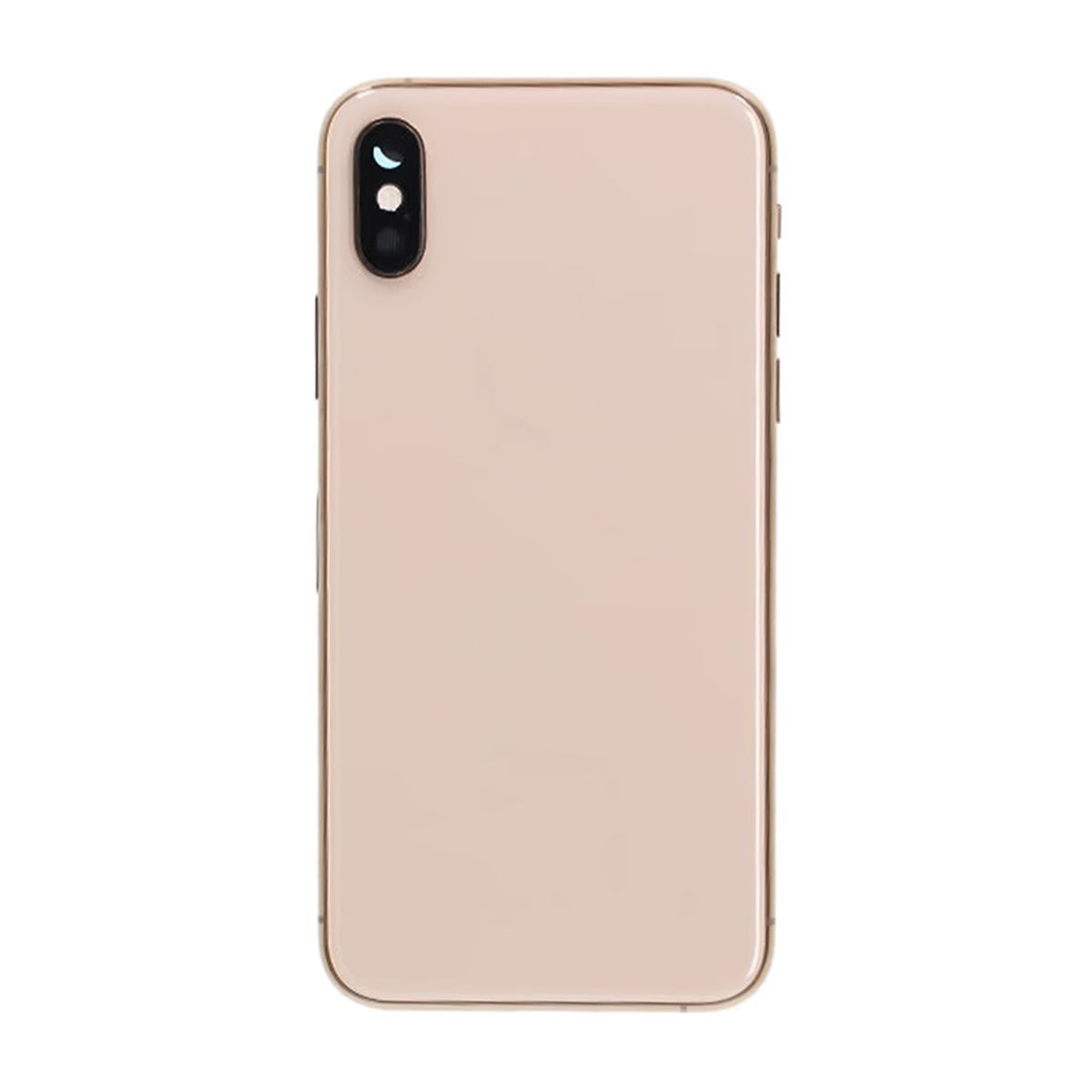 iPhone XS Baksida med Komplett Ram Premium - Guld image 2