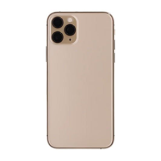 iPhone 11 Pro Max Baksida med Komplett Ram Premium - Guld image 2