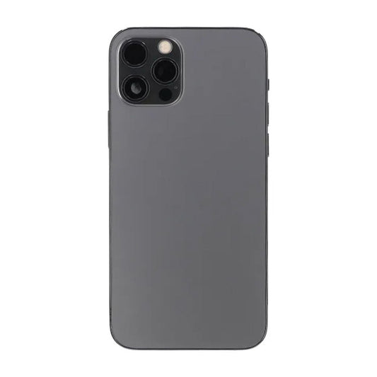 iPhone 12 Pro Baksida med Komplett Ram OEM - Grafit image 2