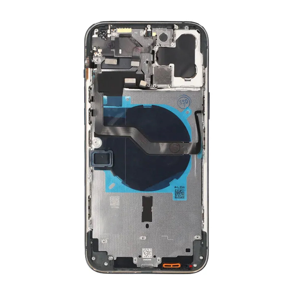 iPhone 12 Pro Max Baksida med Komplett Ram OEM - Blå image 3