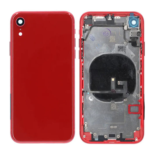 iPhone XR Baksida med Komplett Ram Premium - Röd image 1