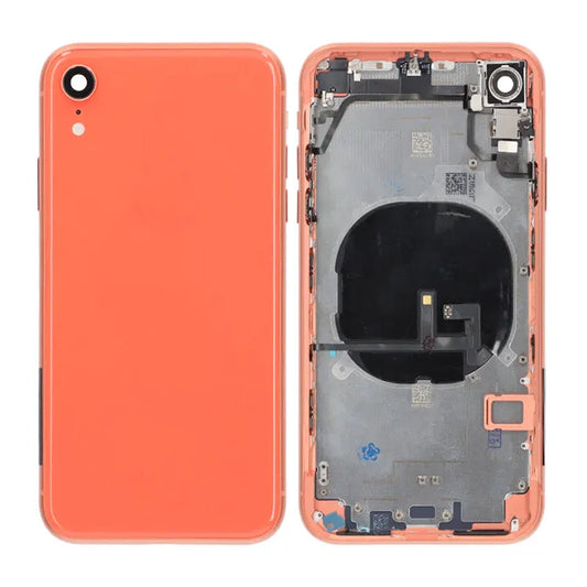 iPhone XR Baksida med Komplett Ram OEM - Rosa image 1