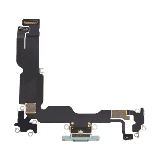 iPhone 15 Plus Laddkontakt med Flexkabel - Grön image 2