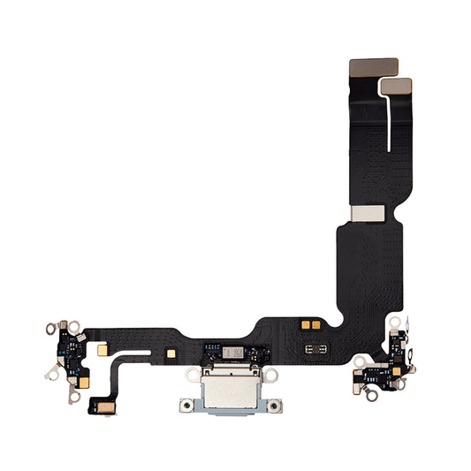 iPhone 15 Plus Laddkontakt med Flexkabel - Blå image 1