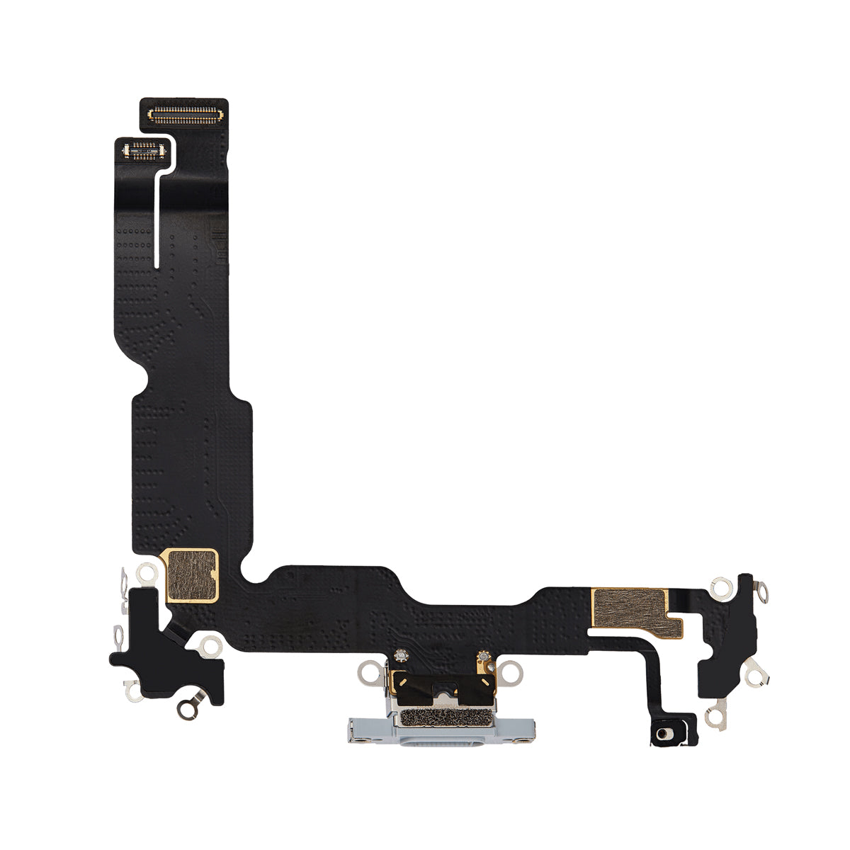 iPhone 15 Plus Laddkontakt med Flexkabel - Blå image 2