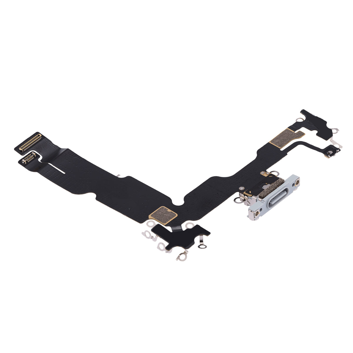 iPhone 15 Plus Laddkontakt med Flexkabel - Blå image 4