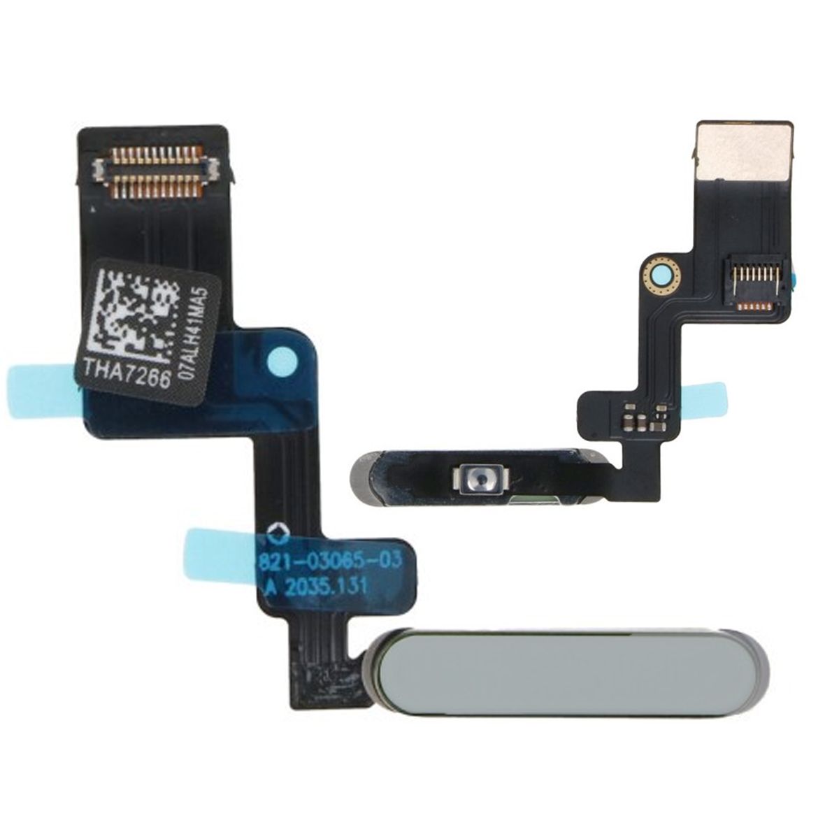 iPad 10 2022 Fingeravtrycksläsare Sensor Flexkabel - Vit image 1
