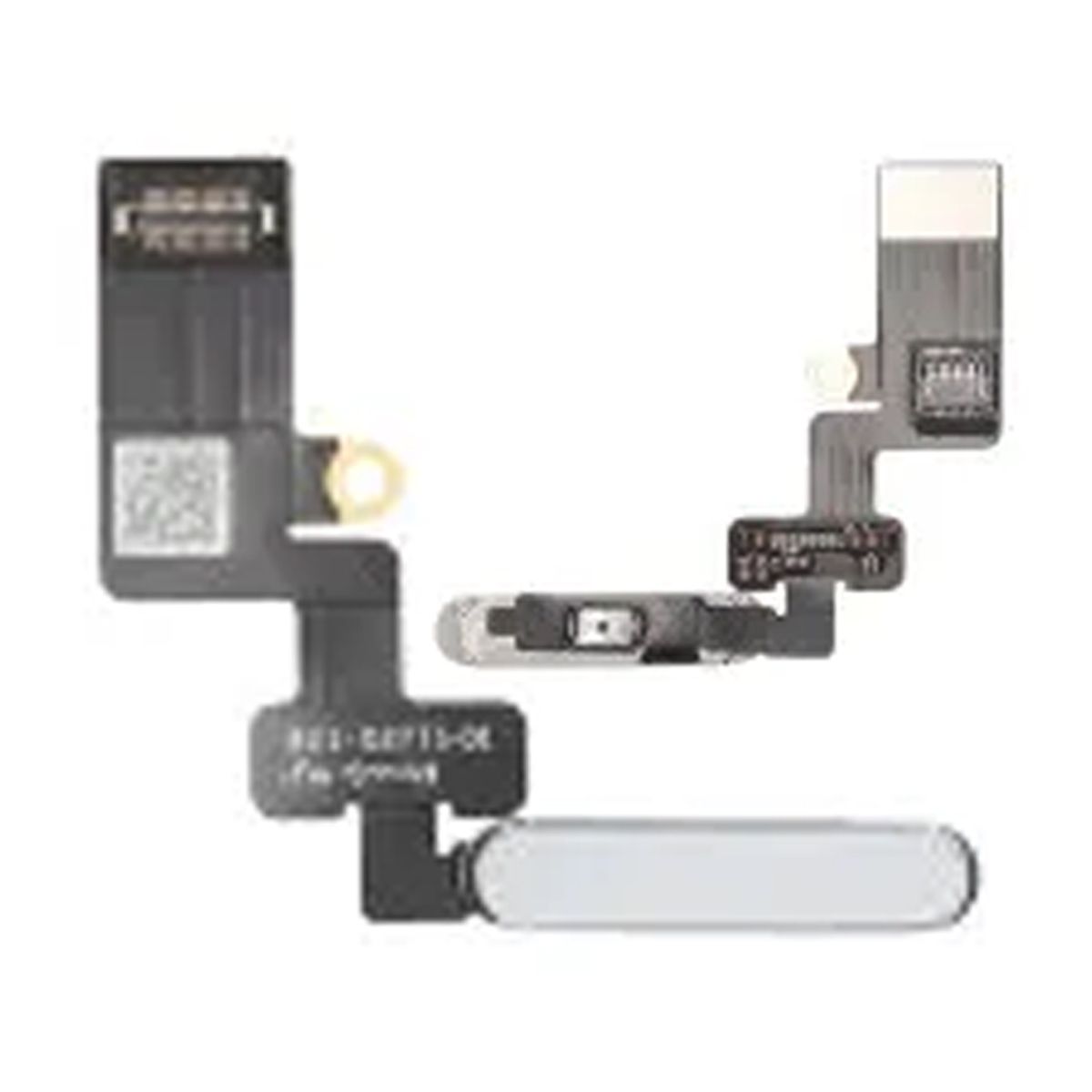 iPad Air 5 2022 Fingeravtrycksläsare Sensor Flexkabel - Vit image 1