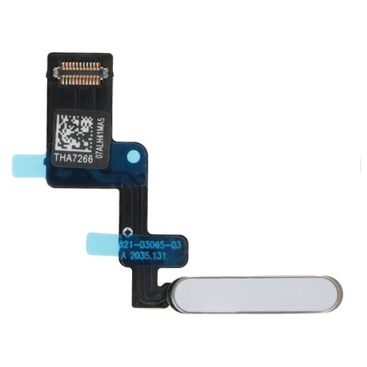 iPad Air 4 2020 Fingeravtrycksläsare Sensor Flexkabel - Vit image 2