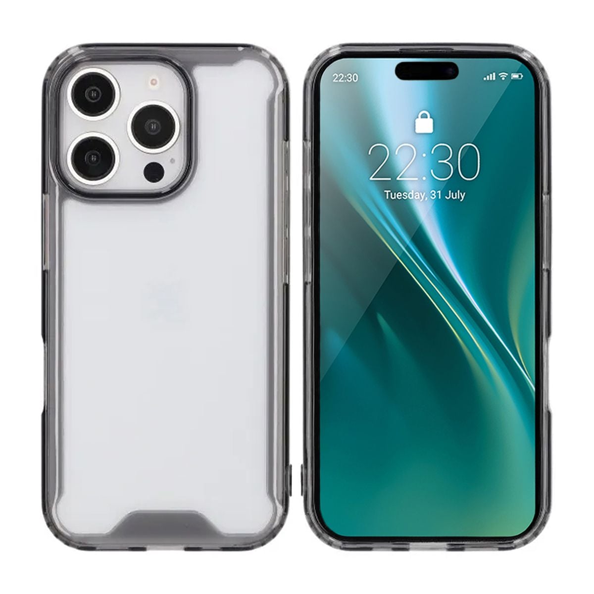 iPhone 16 Pro Mobilskal Stöttåligt - Svart image 1