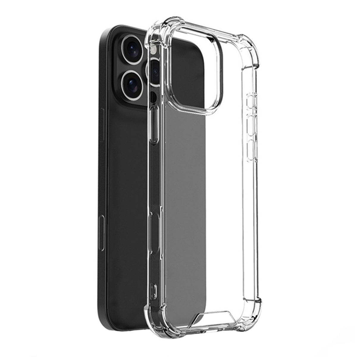 iPhone 16 Pro Mobilskal Stöttåligt - Transparent image 1