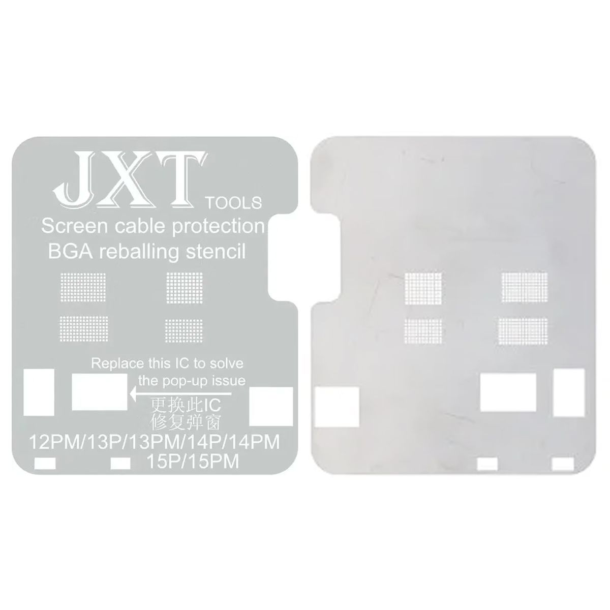 JXT TOOLS Kabelskydd Skärm BGA Reballing Stencil till 12PM/13P/13PM/14P/14PM/15P/15PM image 1