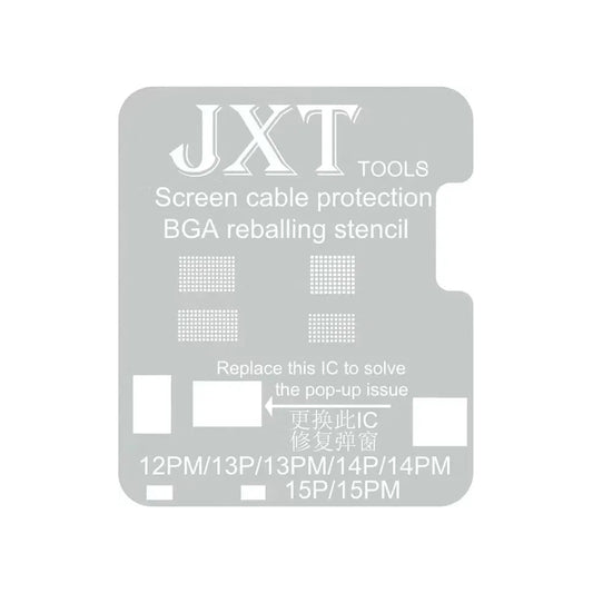 JXT TOOLS Kabelskydd Skärm BGA Reballing Stencil till 12PM/13P/13PM/14P/14PM/15P/15PM image 2