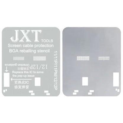 JXT TOOLS Kabelskydd Skärm BGA Reballing Stencil till 11/11P/11PM/12/12P image 1