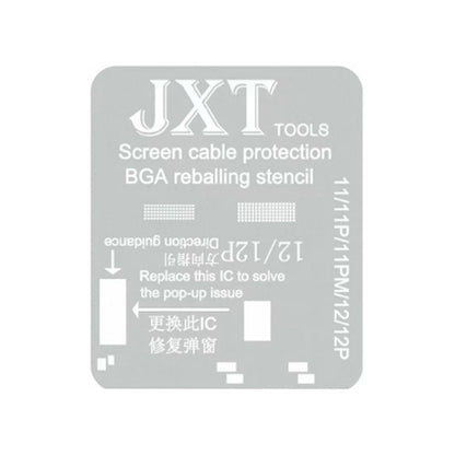 JXT TOOLS Kabelskydd Skärm BGA Reballing Stencil till 11/11P/11PM/12/12P image 2