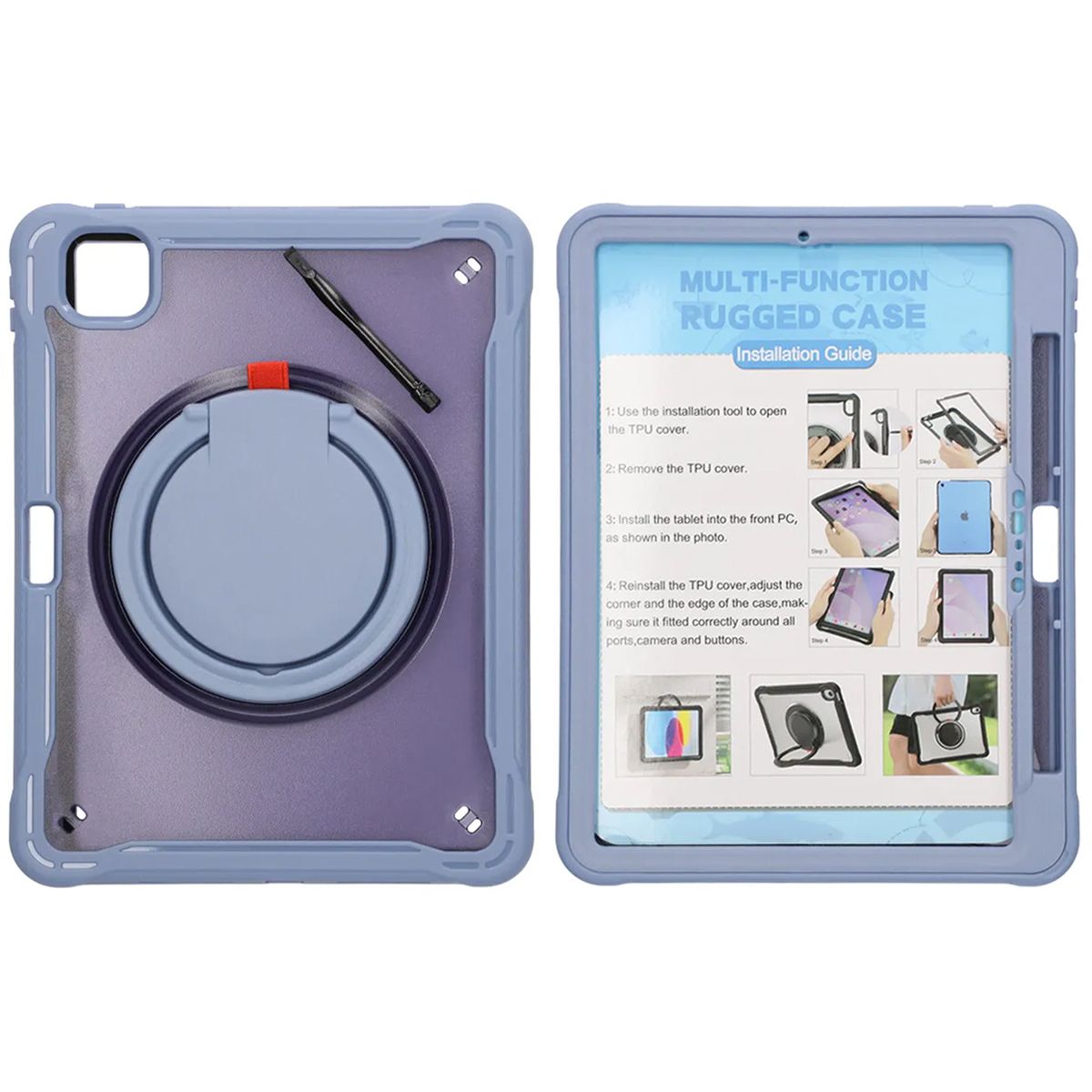 Fodral iPad Pro 11 2024 - Lavendel image 1