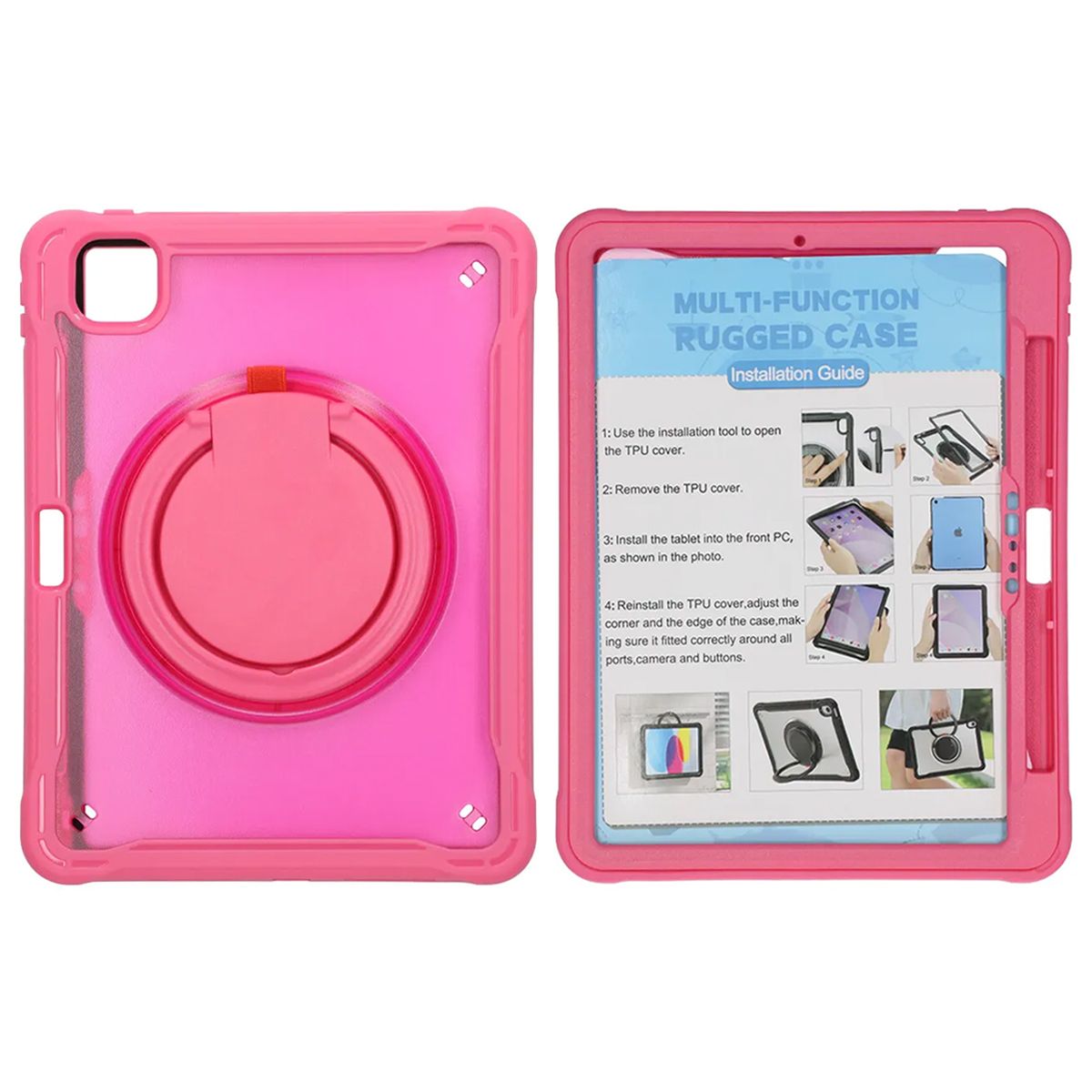 Fodral iPad Pro 11 2024 - Röd image 1