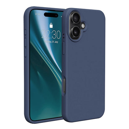 iPhone 16 Mobilskal Silikon - Blå image 1