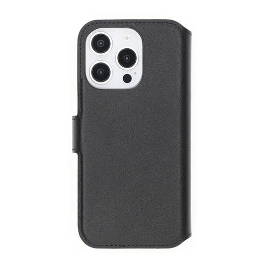 iPhone 16 Pro Max Plånboksfodral Äkta Läder Rvelon - Svart image 3