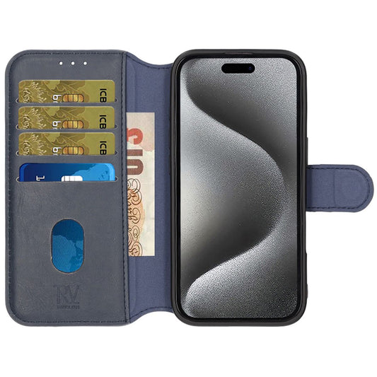 iPhone 16 Pro Plånboksfodral Rvelon - Blå image 2