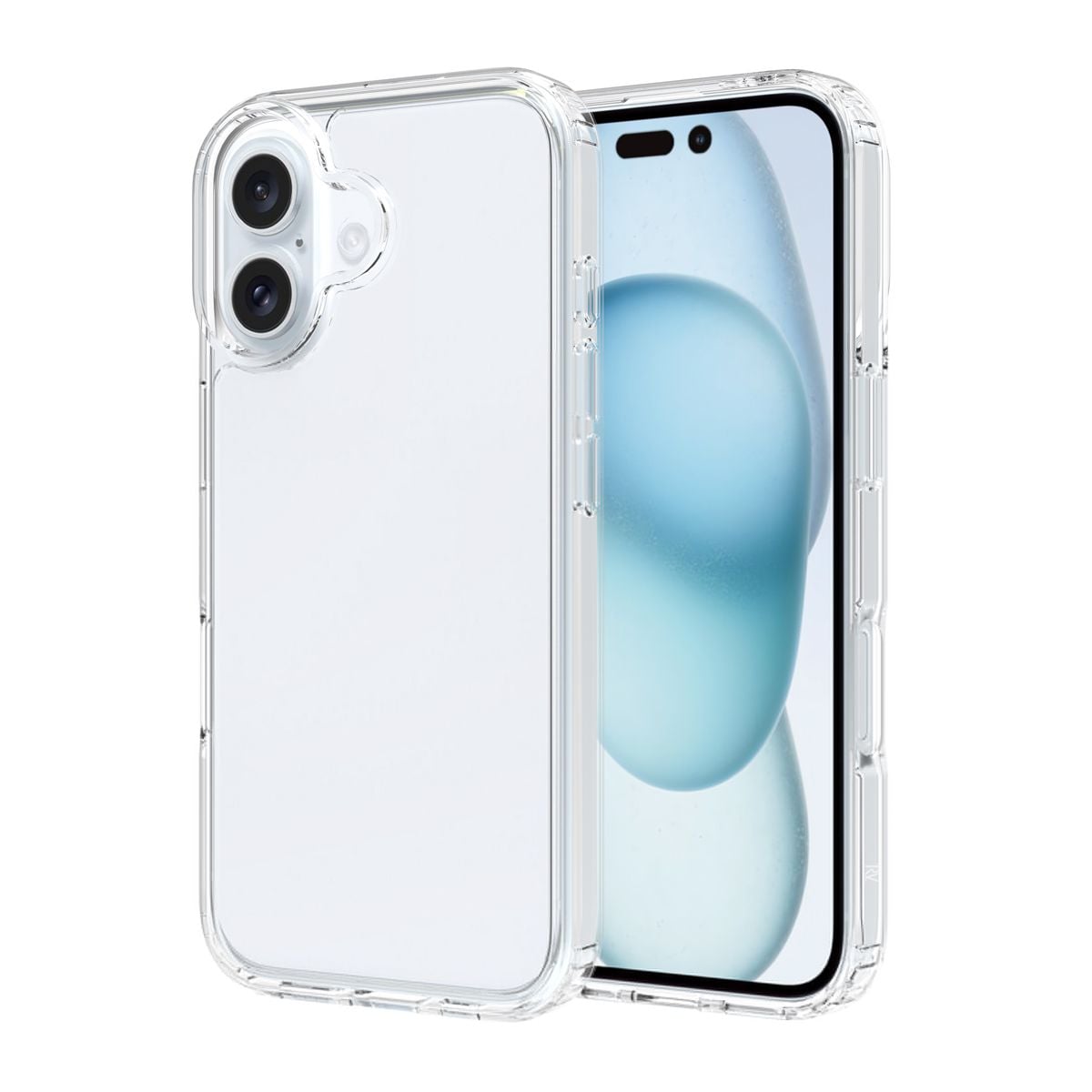 iPhone 16 Plus Mobilskal Stöttåligt Rvelon - Transparent image 1
