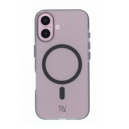 iPhone 16 Mobilskal Korrugerad Magsafe Rvelon - Svart image 2