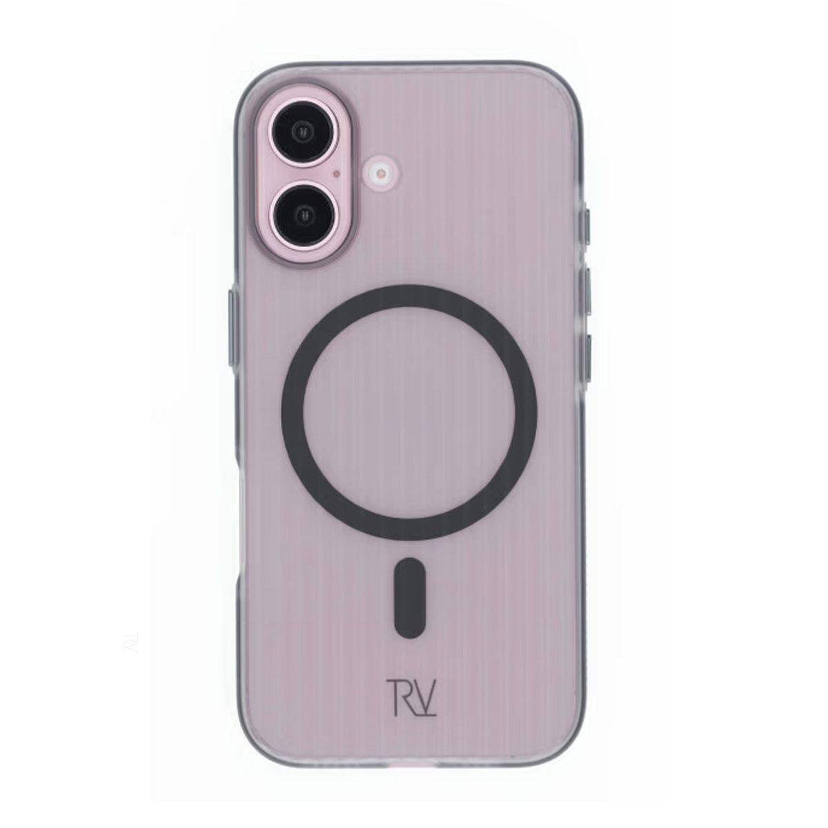 iPhone 16 Mobilskal Korrugerad Magsafe Rvelon - Grå image 2